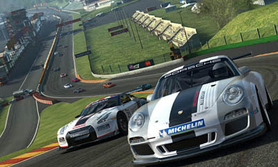 Screenshots of the Real racing 3 for Android tablet, phone.