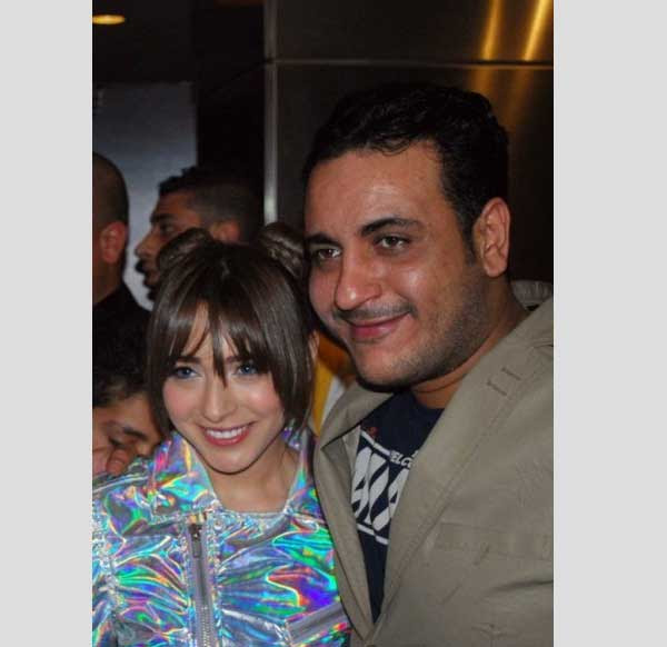 ساندي في العرض الخاص لفيلم خطة جيمي