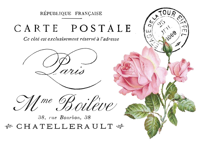 Shabby French Roses Furniture Transfer + DIY Easel Project ...