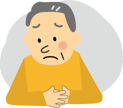 肩こり 関節痛 食欲不振 鬱 めまい 耳鳴り 水虫 人物のイラスト