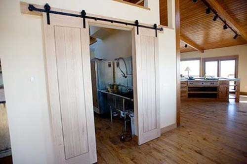 Porte garage bois vantaux pas cher