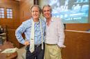 Gross stands with McCulley during PIMCO's annual Secular Forum in Newport Beach