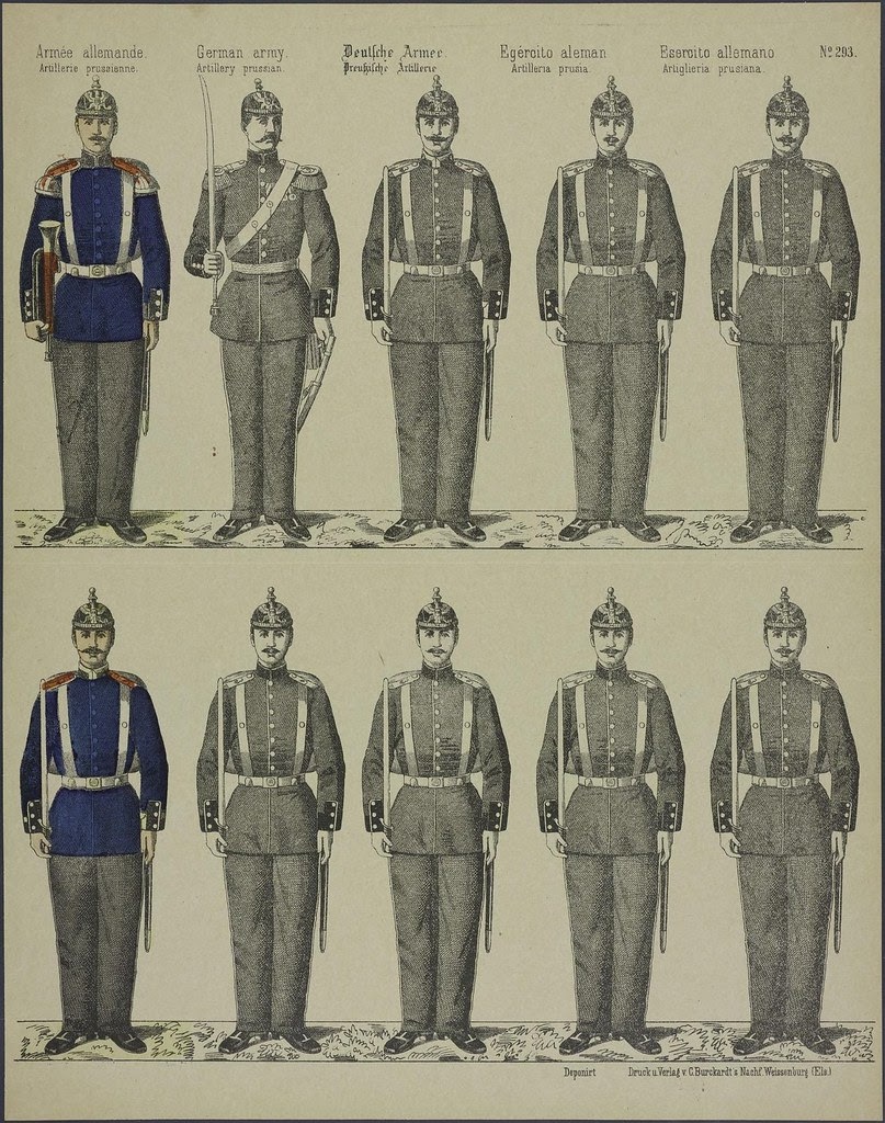 Armée allemande by C Burckardt 1889-1945