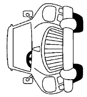 Mewarna09 Kleurplaat Volkswagen Porsche