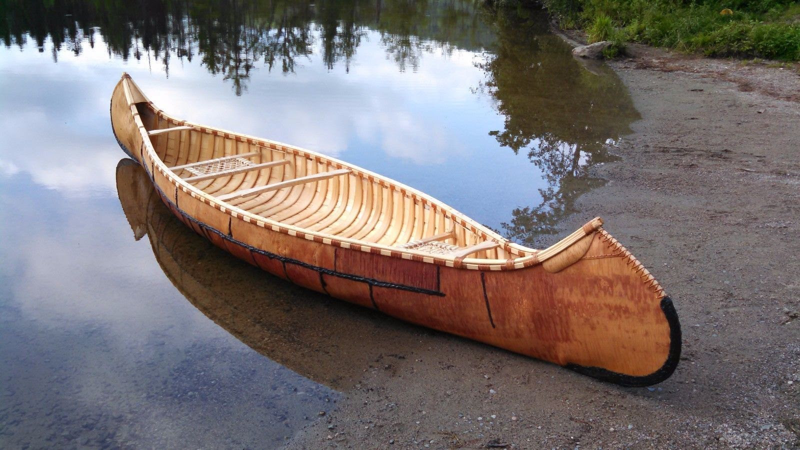 How to Make a Birch Bark Canoe eBay