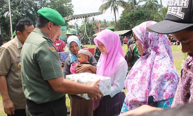 Seperti di Pembukaan, Sejumlah Bantuan Juga Dikucurkan Saat Penutupan TMMD Kodim Cilacap