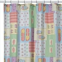 Fancy Feet Flip Flop Shower Curtain