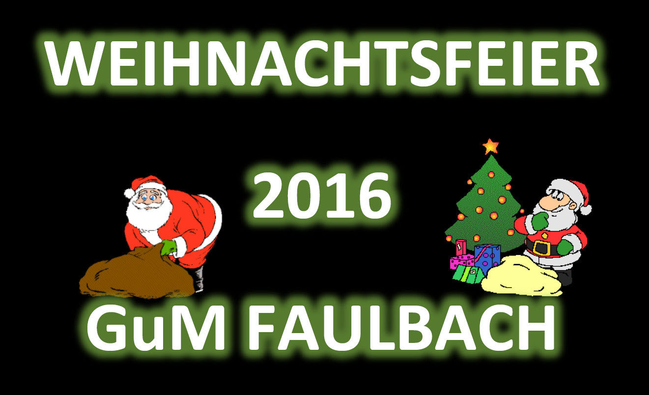 Weihnachtsfeier 2016 Vorabinformationen