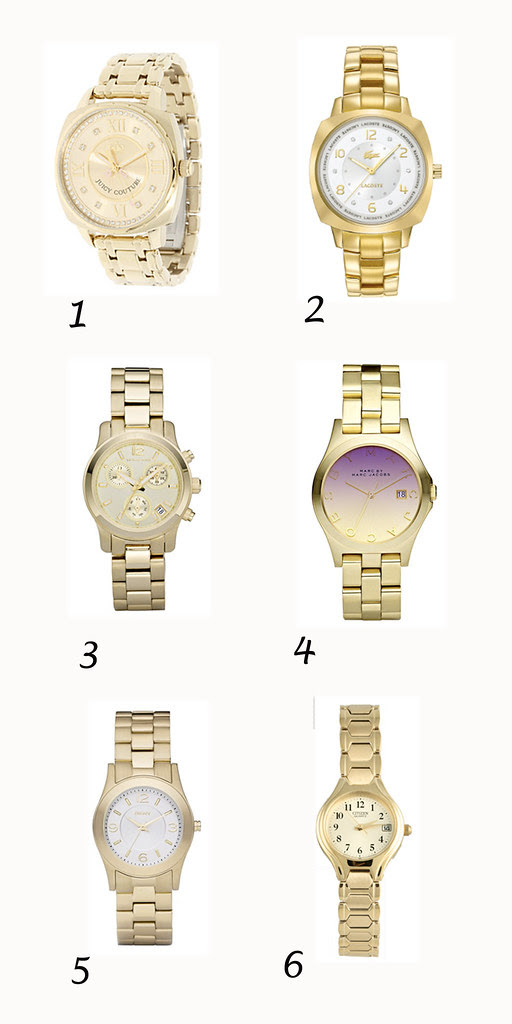Currently Wishing for - Timeless Gold Watch