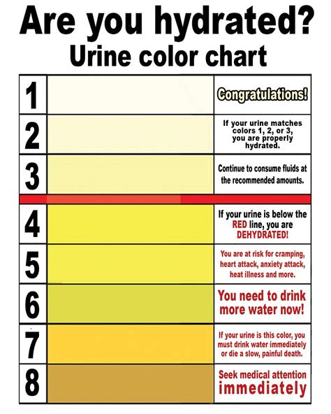  are you hydrated cflo urine color chart center for lost objects