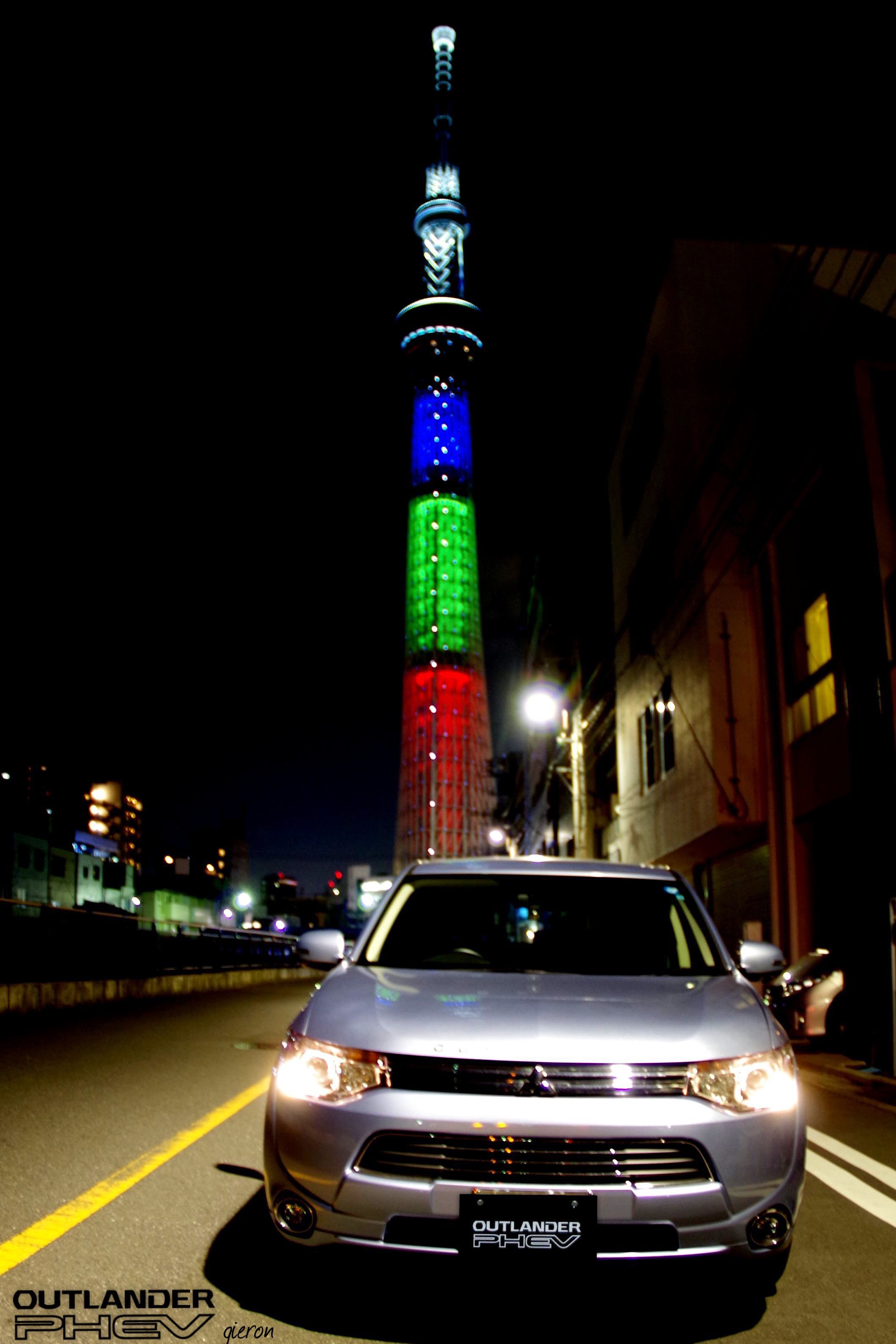 Phev ブログ クルマの撮影スポット その27 東京スカイツリー 墨田区十間橋付近