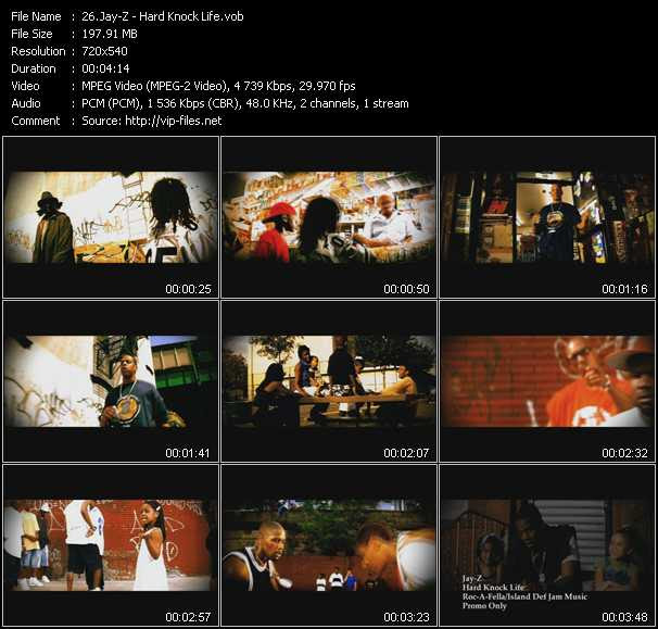 Jay Z Video Clip Hard Knock Life Vob