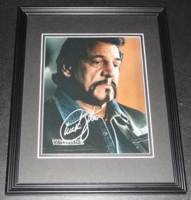 Chuck Zito Signed Framed 8x10 Photo AW Sons of Anarchy Howard Stern Show