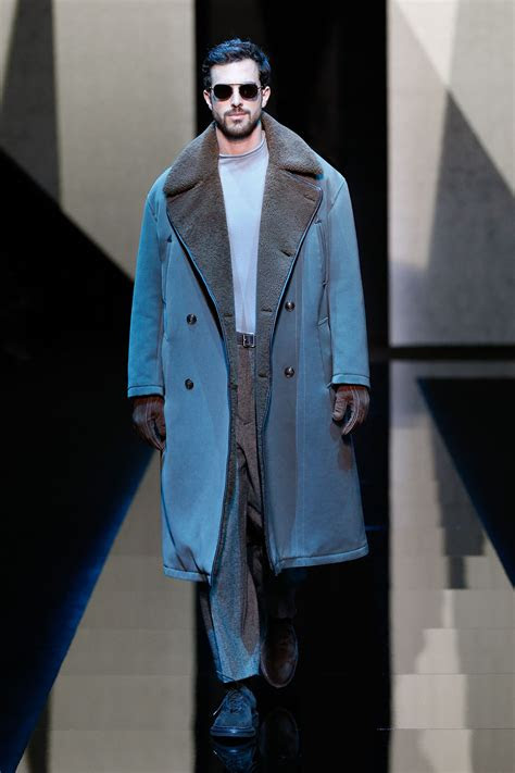 Made of metal with palladium finish. GIORGIO ARMANI FALL WINTER 2017-18 MENâS COLLECTION | The