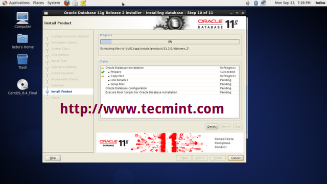 Install Oracle Product