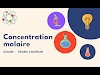 Cours : La concentration molaire, Tronc commun
