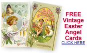 free vintage Easter angel cards
