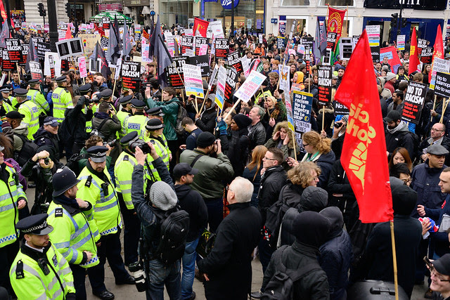 London Stands Up to Racism: London Marches and Rallies Against Racism: March and Rally Against Racism, London, Saturday, March 21, 2015.