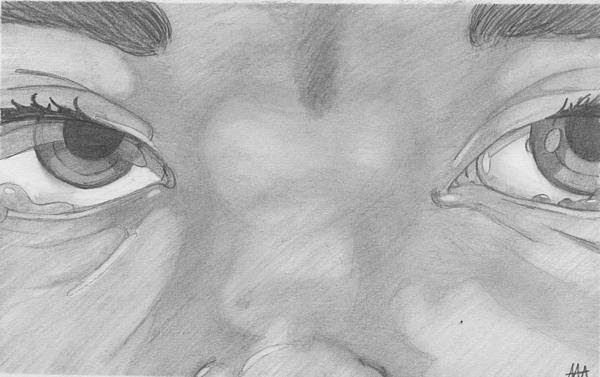 eyes drawings, cry drawings,
