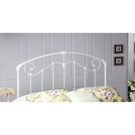 Review Maddie Victorian Inspired Metal Headboard in Glossy White Finish
(Twin) Before Special Offer Ends
