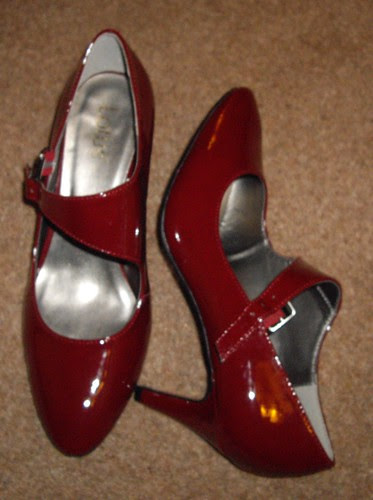 Lotus Red Patent MJs
