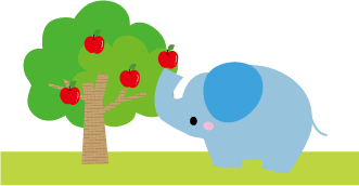 ぞう ゾウ イラスト 無料イラストフリー素材