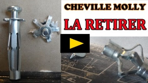 retirer une cheville molly proprement