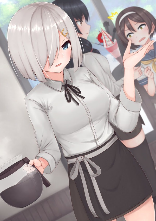 艦これ 浜風 ようこそ 艦娘カフェへ 他なごみネタ ガルパンプラス艦これラブライフ