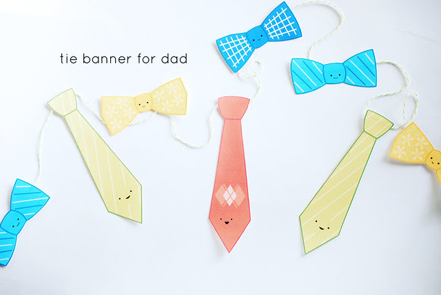 Printable Tie Banner