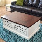 Crate storage coffee table hertoolbelt