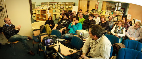 Panorámica de la V Cita Getxoblog con Yuri Morejón