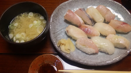 寿司割烹志乃のおまかせ寿司