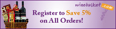 Winebasket.com: Register & Get 5% Off Every Order