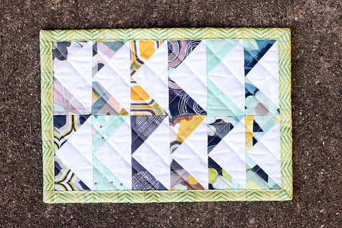 Gaggle of Geese Mug Rug by Jeni Baker