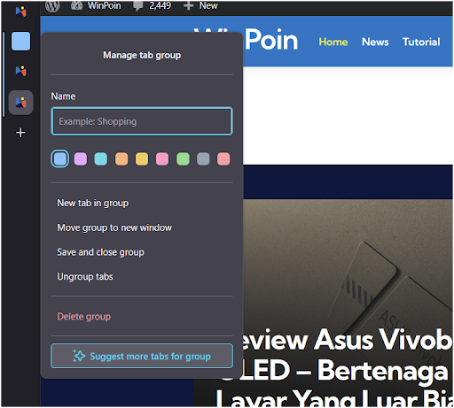 Cara Aktifkan Smart Tab Group di Mozilla Firefox | WinPoin