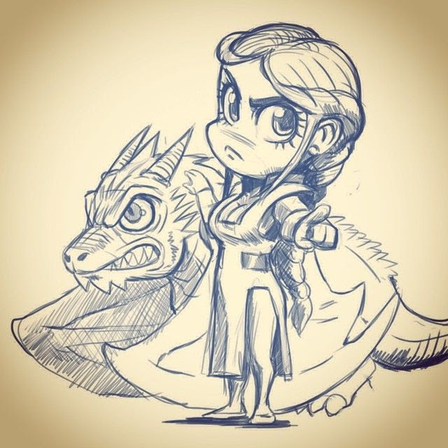 How to draw game of thrones logo