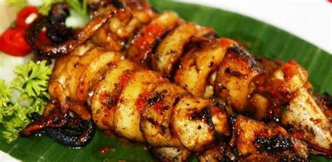 membuat cumi bakar bumbu rujak tips trik aneka masakan