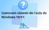 Comment obtenir de l’aide de Windows 10/11 : 5 méthodes