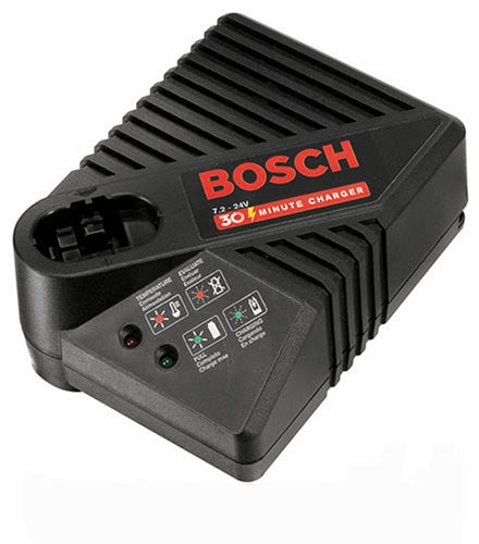 Bosch BC130 9 3 5 to 24 Volt Stick and Pod Style 30 Minute Battery Charger