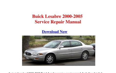 Download AudioBook Free PDF: 2000 Buick Lesabre Repair Manual Free PDF Read E-Book Online PDF
