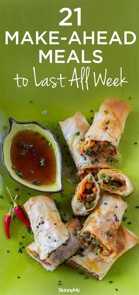 meals week healthy meals