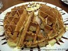 ole waffle wid ice cream