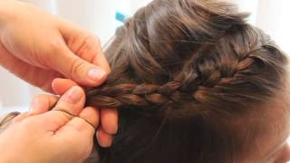 編み込み 前髪アレンジ French Braid Youtube