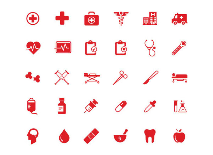 36 Health and Medical Vector Icons
