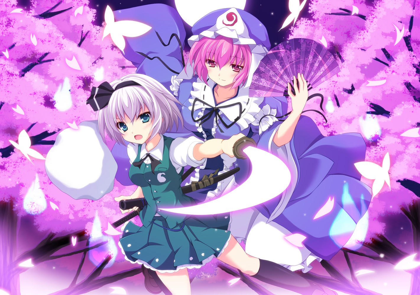 東方彷徨記 東方壁紙 幽々子 妖夢