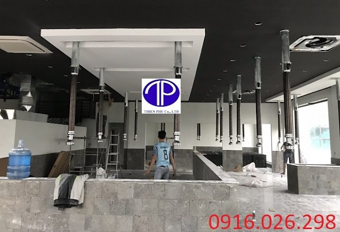 Thi công hệ thống hút khói nhà hàng lẩu nướng giá tốt