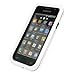 Samsung Galaxy S i9000 White Rubberized Hard Cover Crystal Case thumb