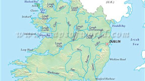 Rivers Of Ireland Map