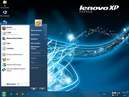 Windows Lenovo Xp 7 Style (07-11-2010)