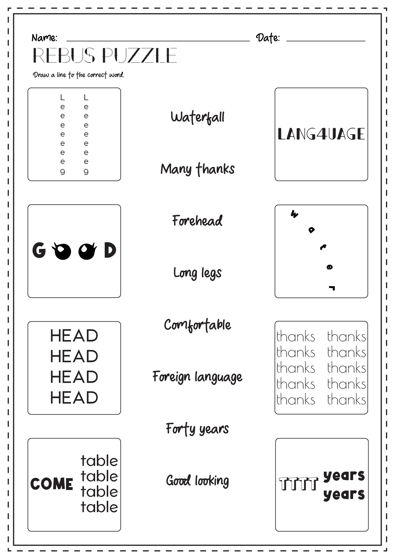 11 Best Images of Printable Brain Teaser Worksheets - Word ...